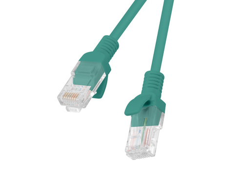 Patchcord cat.5e 15.0M  UTP green tīkla kabelis