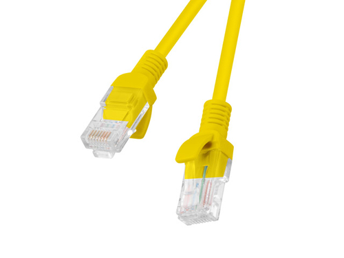 Patchcord cat.5e 10.0M  UTP yellow tīkla kabelis