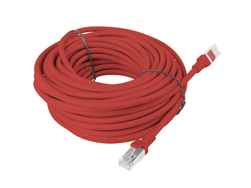 Patchcord cat.5e 15.0M  UTP red tīkla kabelis