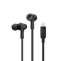 Belkin Rockstar In-Ear Headphone Lightning black G3H0001btBLK