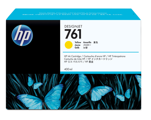 HP no.761 400 ml Yellow Designjet Ink Cartridge kārtridžs