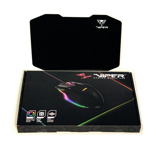 Patriot Memory Viper Black Gaming mouse pad peles paliknis