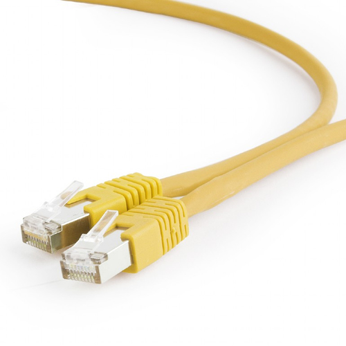 Gembird patchcord RJ45, cat. 6A,FTP, LSZH, 5m, yellow tīkla kabelis