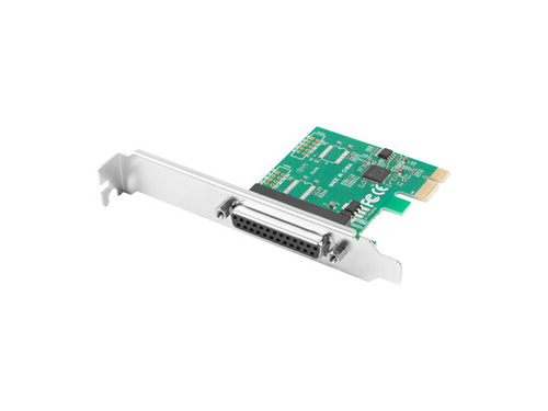 LANBERG PCI-E LPT CARD (DB25)X1+ LOW PROFILE BRACKET tīkla karte