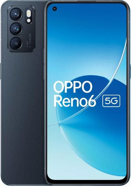 Smartfon Oppo Reno 6 5G 8/128GB Dual SIM Czarny  (CPH2251) CPH2251 Mobilais Telefons