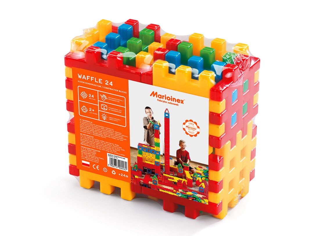 Marioinex Construction blocks Waffle 24 konstruktors