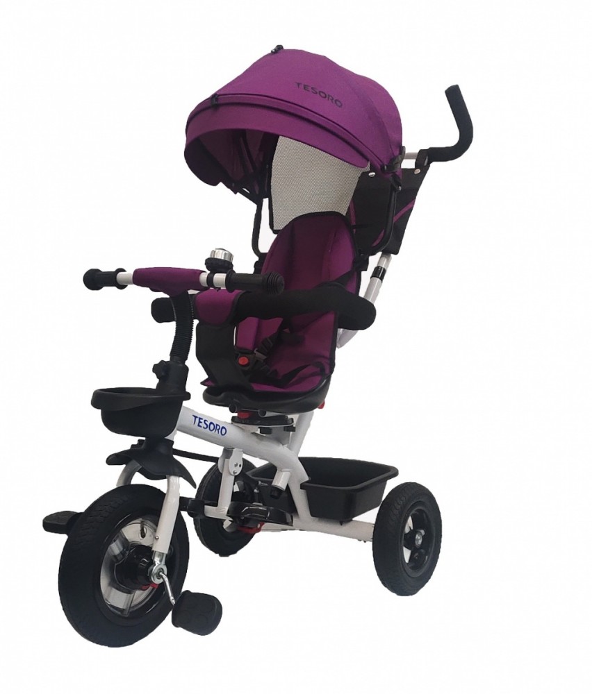 Tesoro Baby tricycle BT- 10 Frame White-Pink TESORO BT-10 Frame White-Pink (5903076512406)