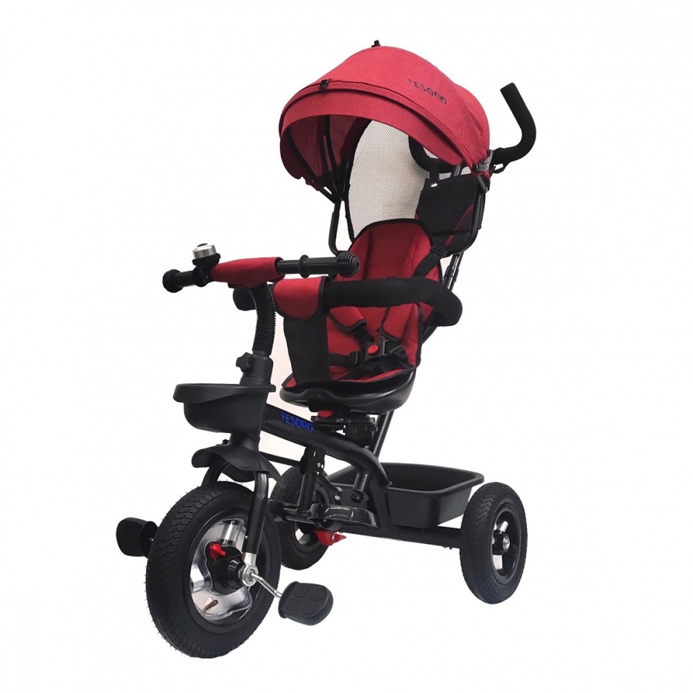 Tesoro Baby tricycle BT- 10 Frame Black-Red TESORO BT-10 Frame Black-Red (5903076512369)
