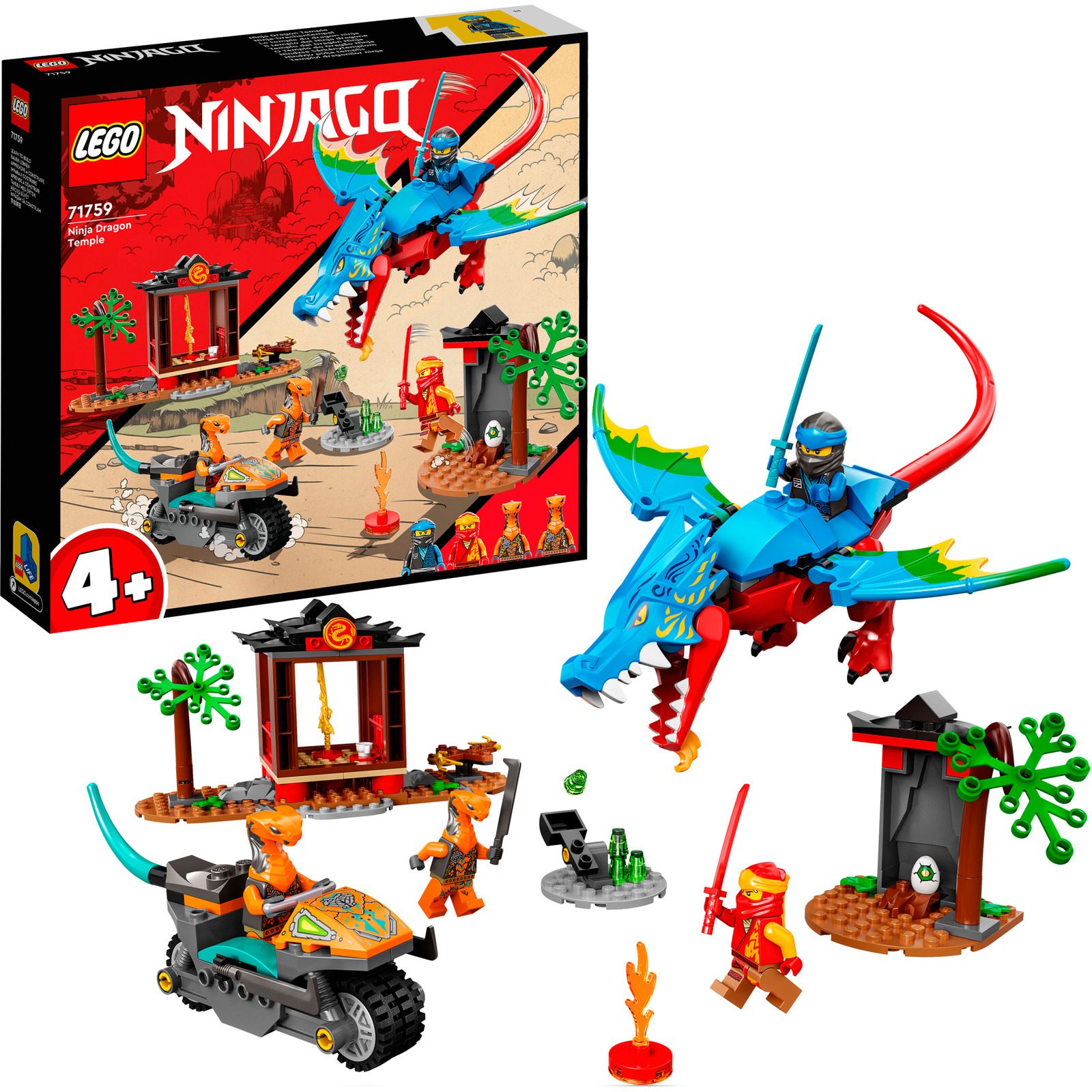 LEGO Ninjago 71759 Dragon Temple Set LEGO konstruktors