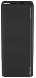 Power Bank 20000 mAh, black SAVIO BA-05 Powerbank, mobilā uzlādes iekārta