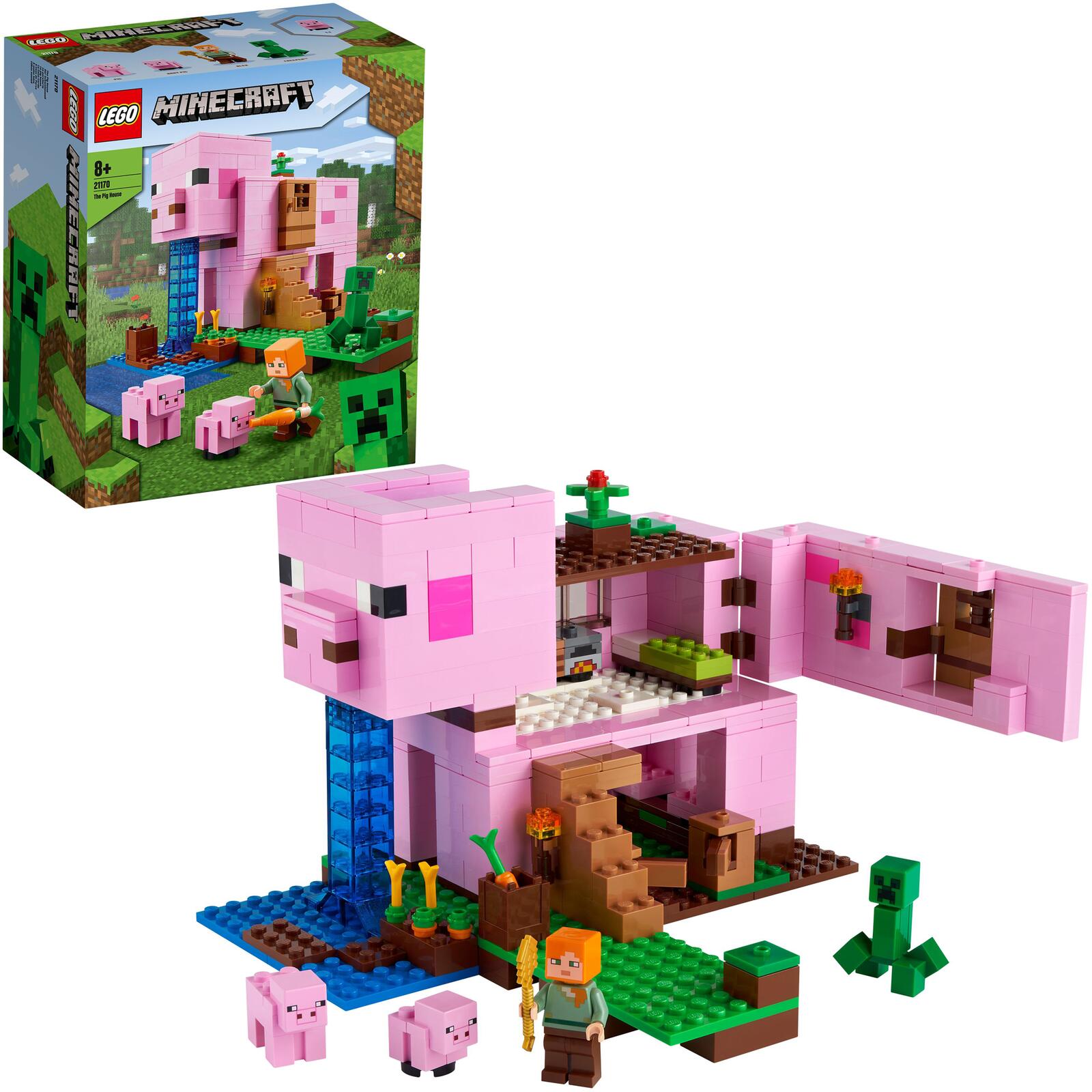 LEGO Minecraft 21170 The Pig House LEGO konstruktors