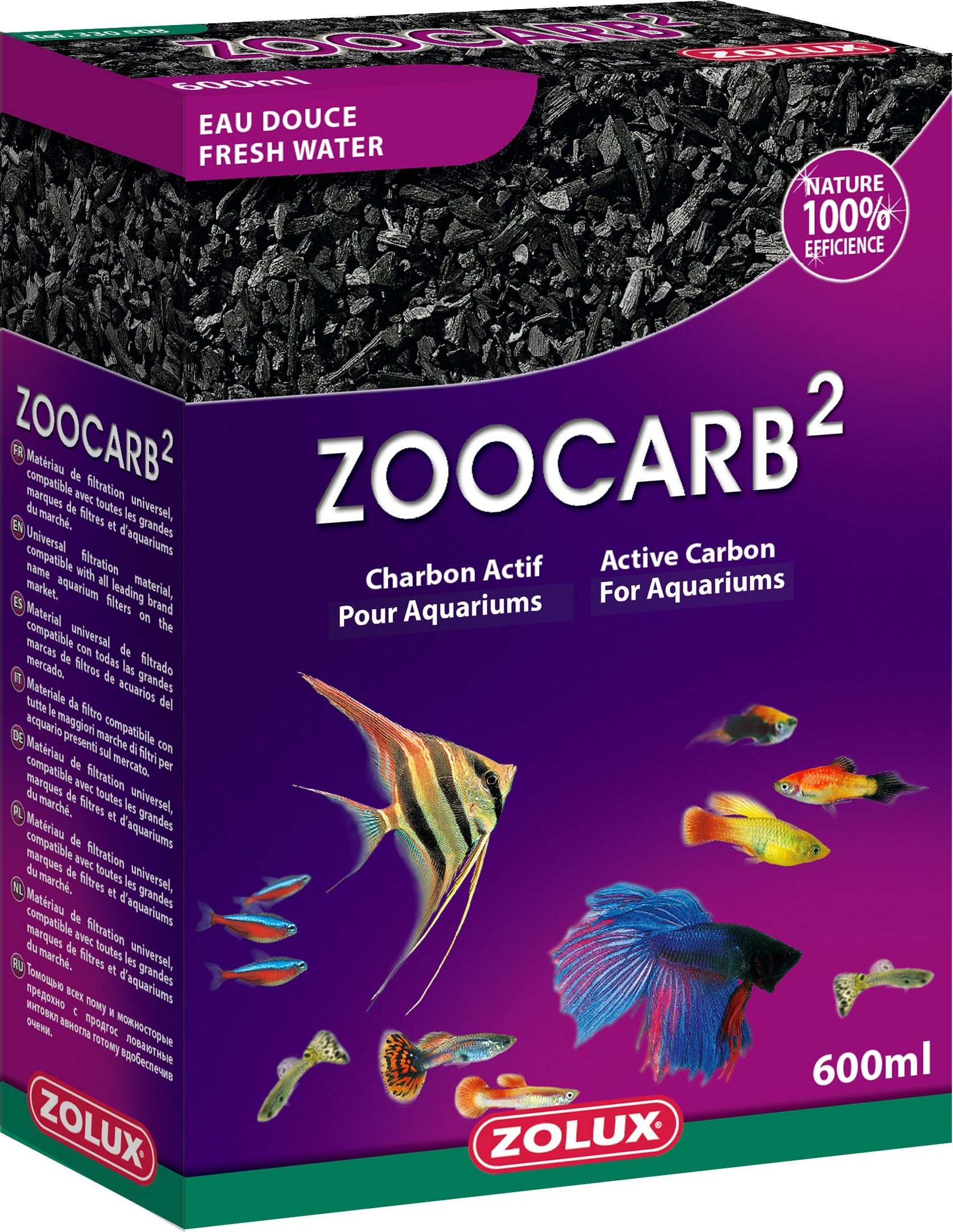 Zolux ZOLUX Zoocarb 2 - wegiel 600 ml 11486410 (3336023305080)