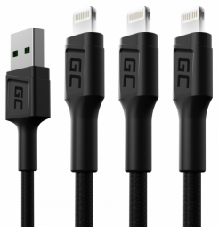 GREEN CELL 3x Cable GC Ray USB USB kabelis