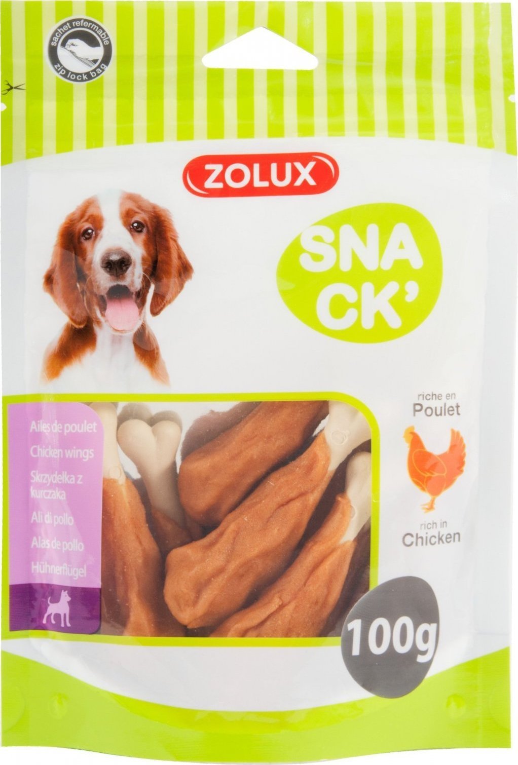 Zolux ZOLUX Skrzydelka z kurczaka 100 g 11486411 (3336024827741)