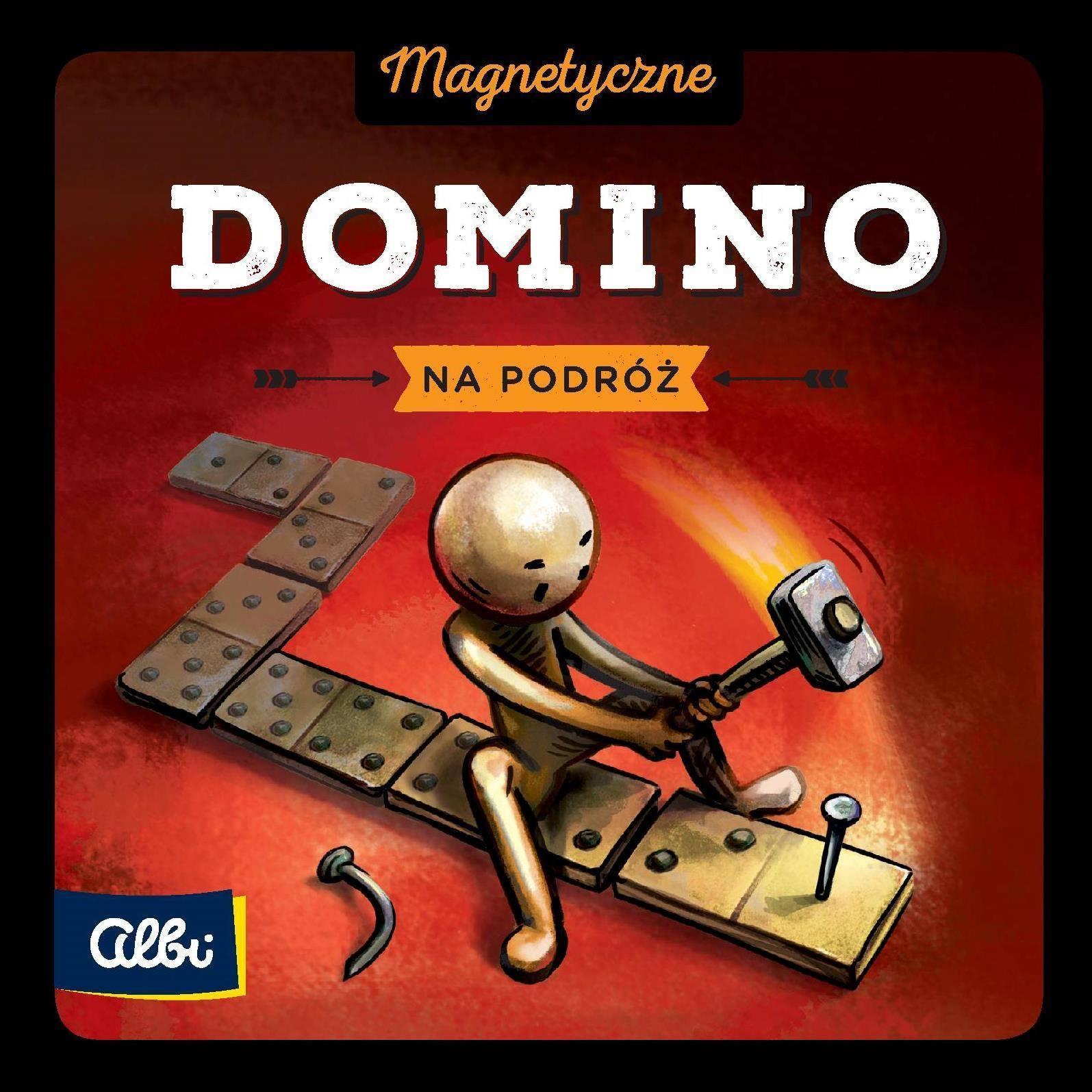 Albi Gra magnetyczna - Domino ALBI 8590228052629 (8590228052629) galda spēle