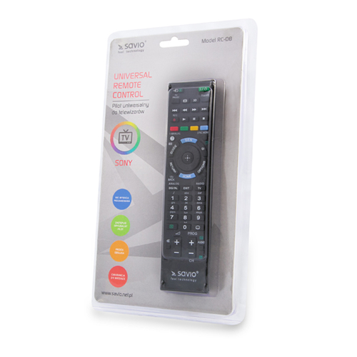 Savio Universal remote controller for Sony TV RC-08 5901986043669 pults
