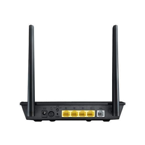 Asus Modem Router DSL-N16 802.11n, 10/100 Mbit/s, Ethernet LAN (RJ-45) ports 4, Antenna type 2xExternal, IPTV, PPTP VPN server, Multiple SSI Rūteris