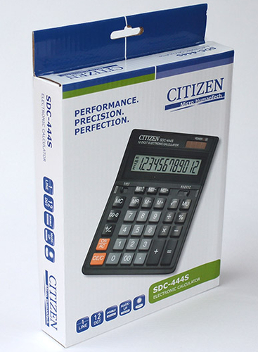 Citizen SDC-444S calculator Desktop Basic Black kalkulators