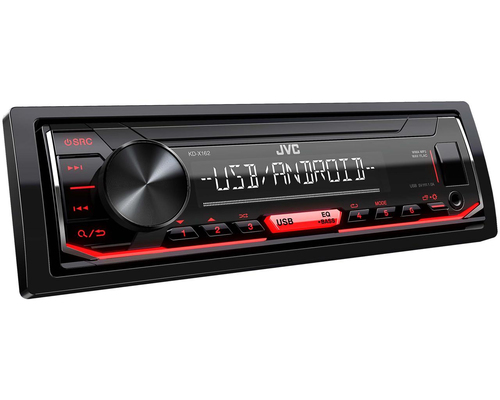 Portable stereo car JVC JVC KD-X162 (USB + AUX) automagnetola