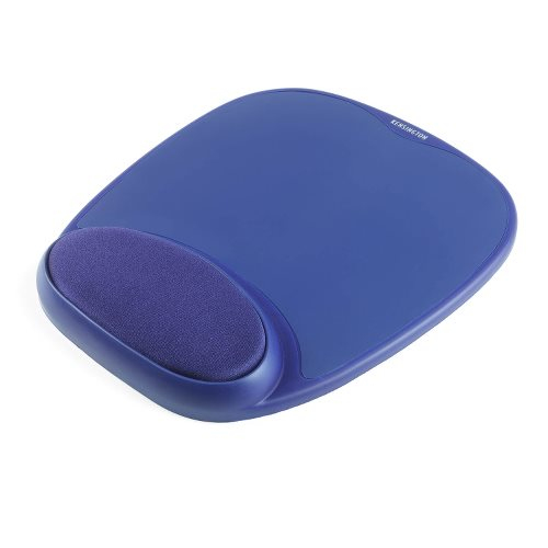 ACCO/KENSINGTON FOAM MOUSE PAD WITH INTEGRATED WRIST SUPPORT- BLUE 64271 (0636638006499) peles paliknis