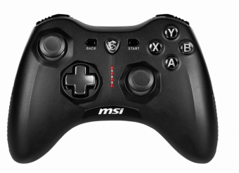 MSI Gaming controller Force GC20 V2 Black, Wired spēļu konsoles gampad