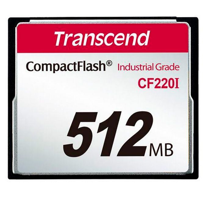 Transcend CF200I Industrial Temp - Flash- memory card - 512MB - CompactFlash atmiņas karte