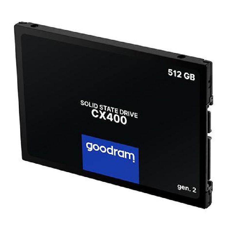 Goodram CX400 gen.2 2.5" 512 GB Serial ATA III 3D TLC  NAND SSD disks