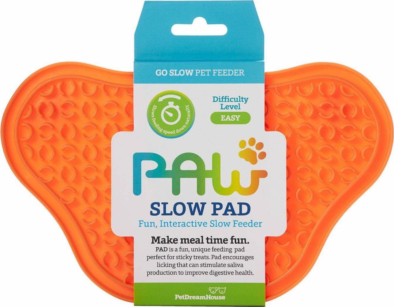 Pet Dream House Pet Dream House Lick Slow Pad Orange Easy 13x22.5cm PDHF004 (5060636430423) aksesuārs suņiem