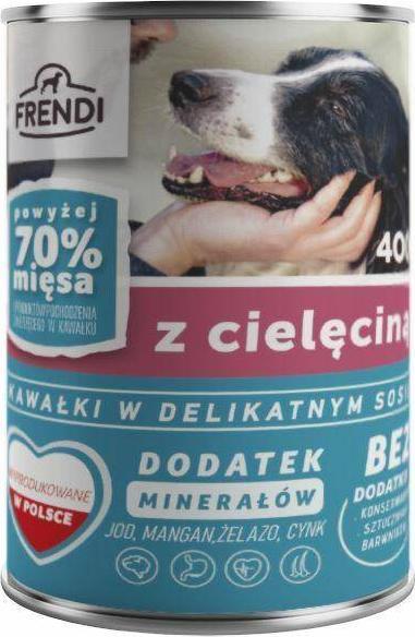 Pet Republic FRENDI PIES puszka CIELECINA sos /10 400g VAT019184 (5904316130060) barība suņiem