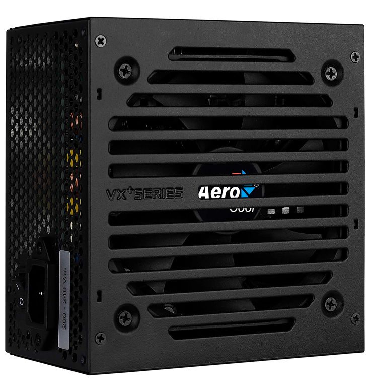 PSU AeroCool VX-650 PLUS 650W, Silent 120mm fan with Smart control Barošanas bloks, PSU