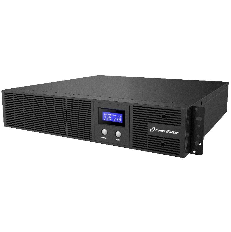 UPS Line-Interactive 1200VA Rack 19 4x IEC Out, RJ11 / RJ45 In / Out, USB, LCD, EPO nepārtrauktas barošanas avots UPS