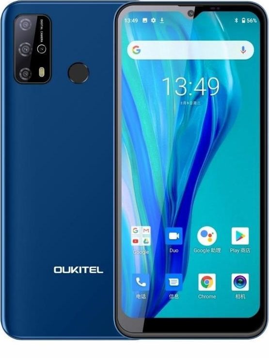 Oukitel C23 Pro 16.6 cm (6.53") Android 10.0 4G 4 GB 64 GB 5000 mAh Blue Mobilais Telefons