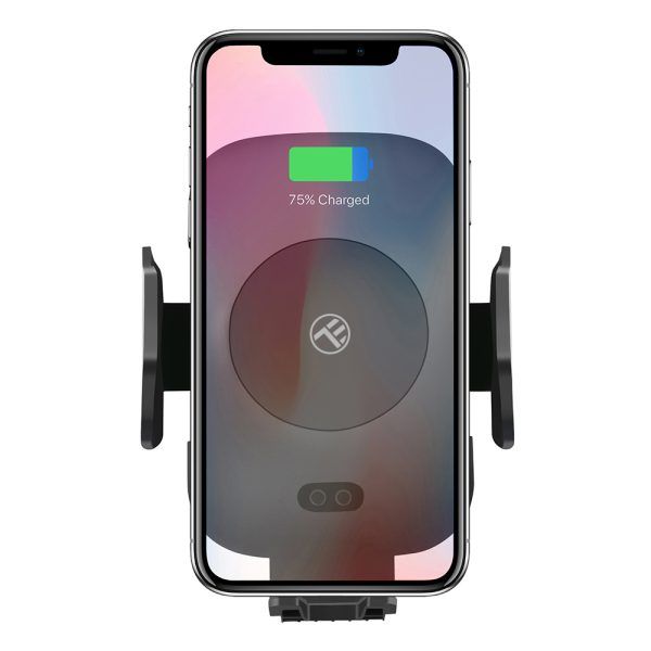 Tellur                  Wireless car charger, QI certified, 10W, IR sensor, WCCM2 black  aksesuārs mobilajiem telefoniem