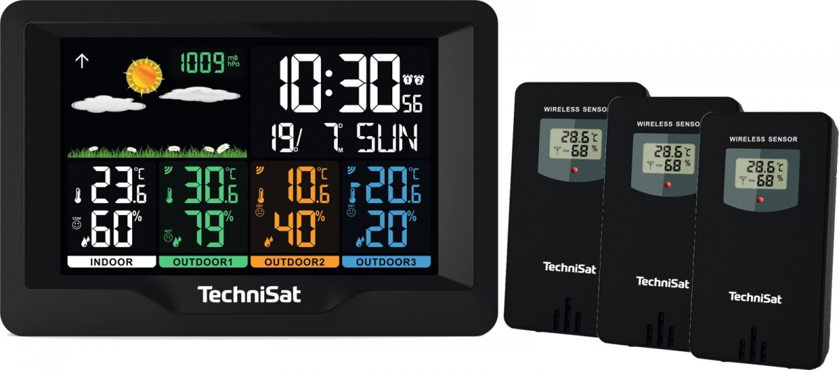 TechniSat Weather station Imeteo X4 76-4920-00 barometrs, termometrs