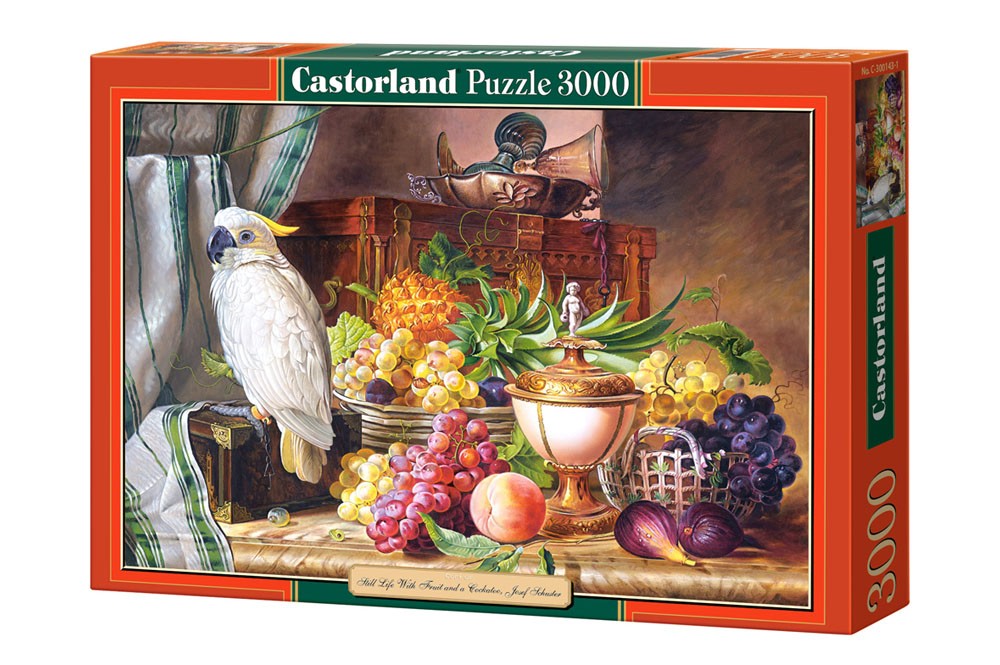 Castorland 3000 EL. Still Life with Parrot (300143) puzle, puzzle