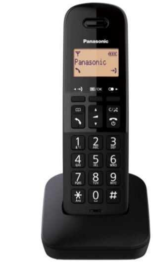 Telephone KX-TGB612 Dect Black Duo telefons