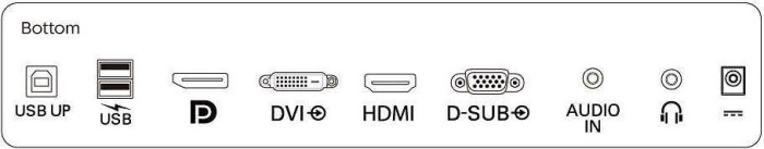 Philips 222B9T 21.5'' LED Touch DVI HDMI DP publiskie, komerciālie info ekrāni