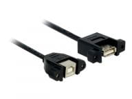 USB Kabel Delock B -> A Bu/Bu 0.25m Einbau USB kabelis