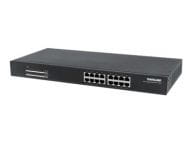 Intellinet Gigabit Switch 16x10/100/1000 PoE/PoE+ 220W endspan rack 19'' komutators