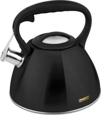 PROMIS TMC18C Kettle 2.6 l, VITO, black, black handle Elektriskā Tējkanna