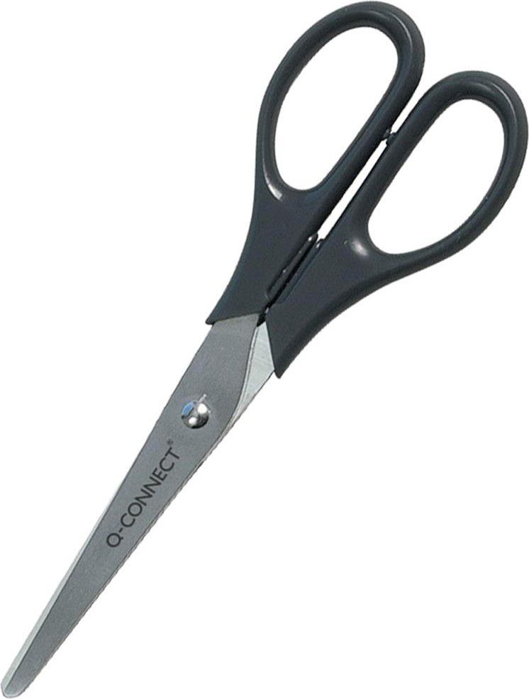Q-Connect Office scissors, classic, 18cm, black