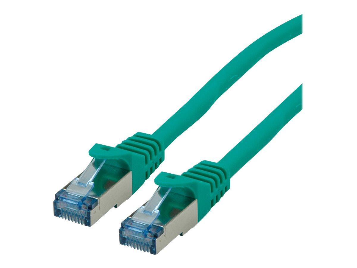 Roline Patch-Kabel RJ-45 (M) zu RJ-45 (M) 5 m SFTP CAT 6a grun (21.15.2835) 21.15.2835 (7611990158133) tīkla kabelis