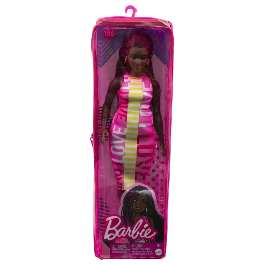 Mattel Barbie Fashionistas Doll Dress Love HBV18 bērnu rotaļlieta