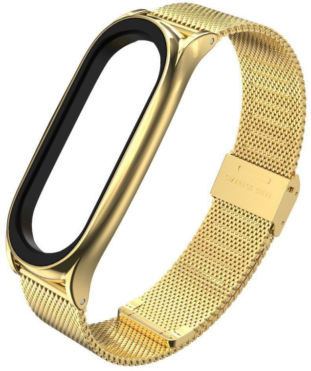 Tech-Protect watch strap MilaneseBand Xiaomi Mi Band 7, gold 9589046923449 9589046923449 (9589046923449) Viedais pulkstenis, smartwatch