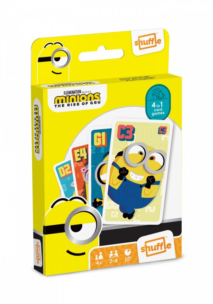 Game Shuffle Fun 4w1 Minions: The Rise of Gru puzle, puzzle