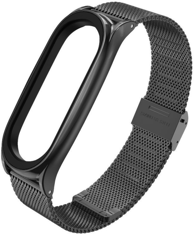 Tech-Protect watch strap MilaneseBand Xiaomi Mi Band 7, black 9589046923470 9589046923470 (9589046923470) Viedais pulkstenis, smartwatch