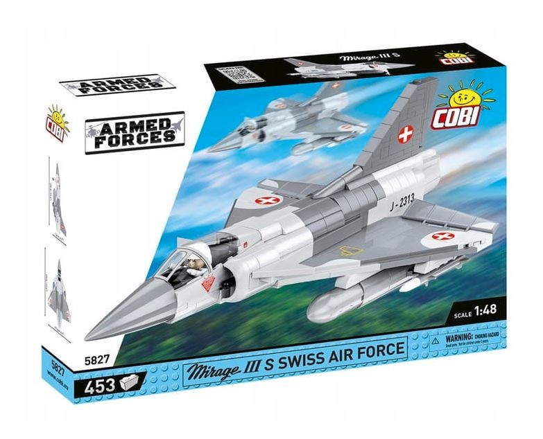 Armed Forces Mirage III S Swiss Air F.453 bricks 5827 (5902251058272) konstruktors