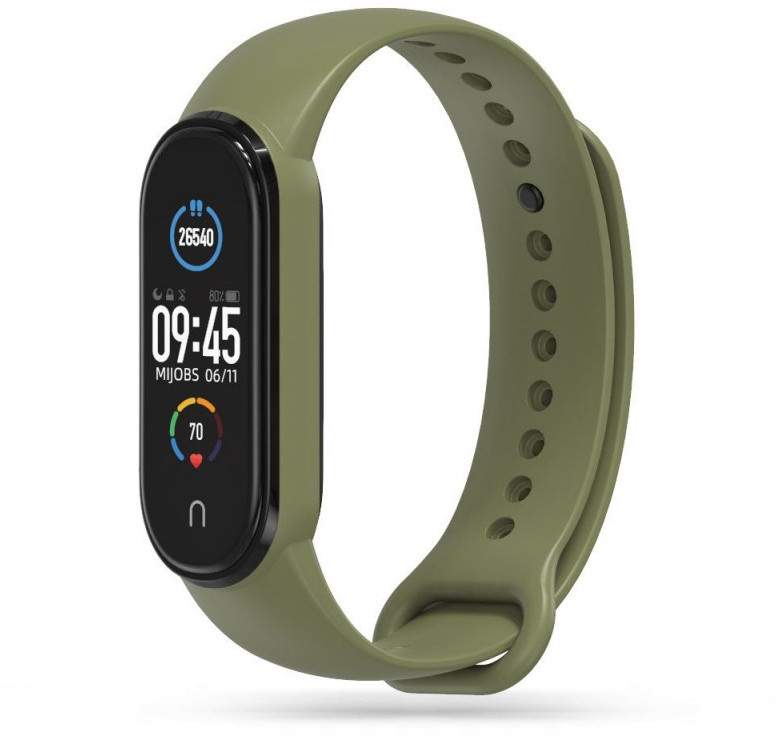 Tech-Protect watch strap IconBand Xiaomi Mi Band 5/6, military green Viedais pulkstenis, smartwatch