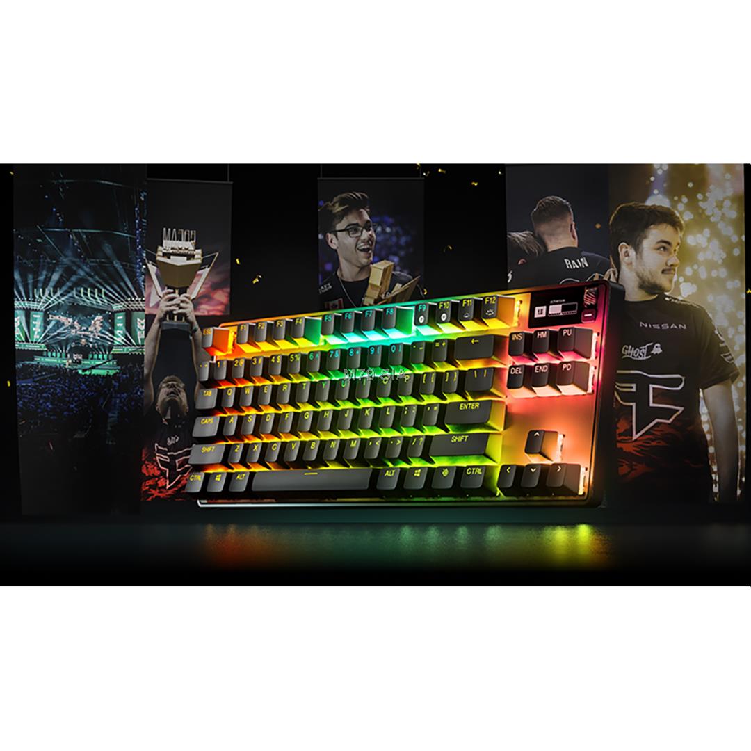 SteelSeries Gaming Keyboard Apex Pro TKL (2023), RGB LED light, US, Black, Wireless klaviatūra