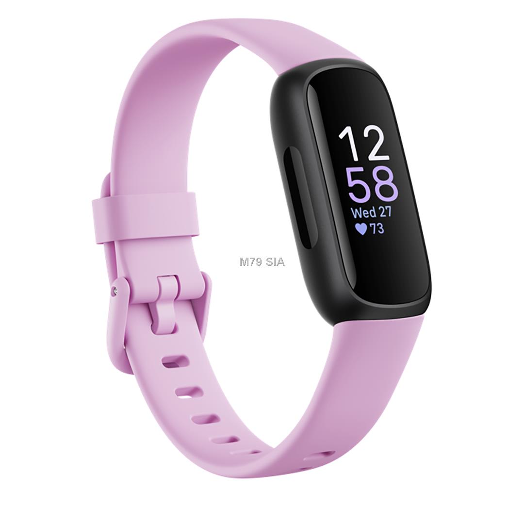 Fitbit Inspire 3 Armband activity tracker Black, Lilac 0810073610088 Viedais pulkstenis, smartwatch